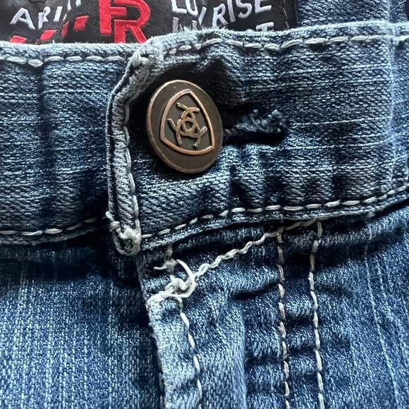 Ariat M4 Rebar FR Jean Shorts Mens 38x10 Low‎ Rise Cut Off Jorts (B5) - Picture 6 of 12